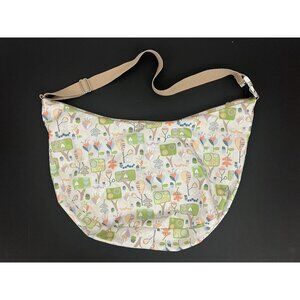 LeSportSac Hobo Bag Tote Shoulder Purse Handbag Forest Pals Tree Leaf